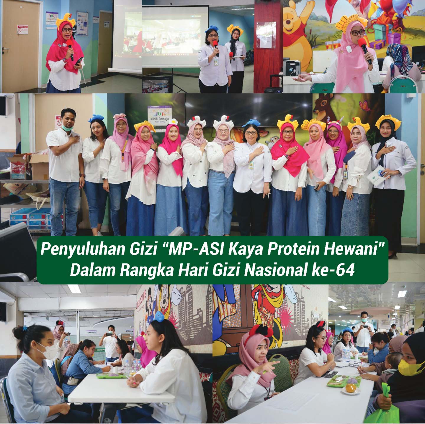Penyuluhan Gizi “MP-ASI Kaya Protein Hewani Cegah Stunting” Dalam Rangka Hari Gizi Nasional ke 64